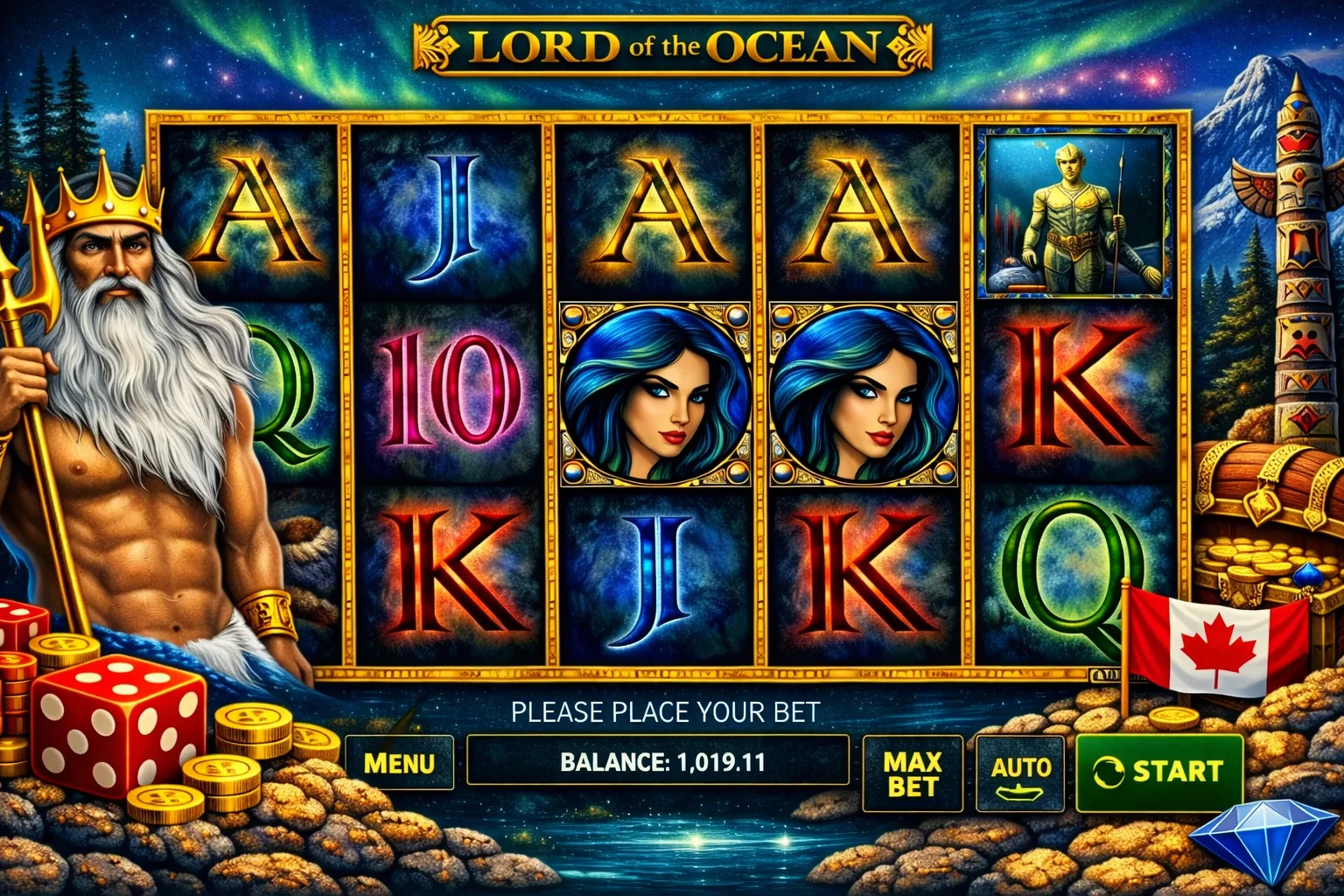 Betting System and Lord of the Ocean Stake Settings